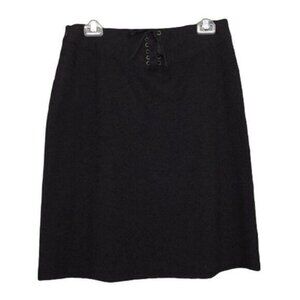 Old Navy Women's Lace Up‎  Mini Bodycon Skirt Size 6